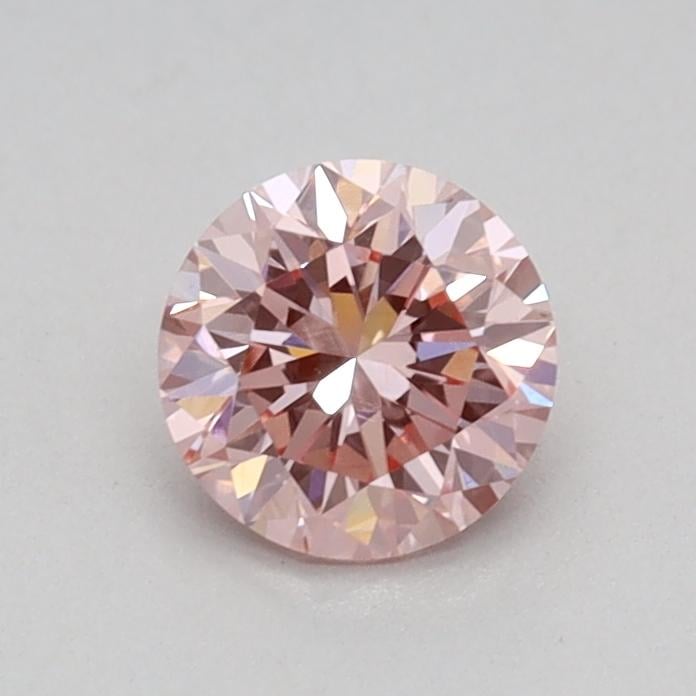 0.43 Ct. Fancy Intense Pink Round Lab Grown Diamond