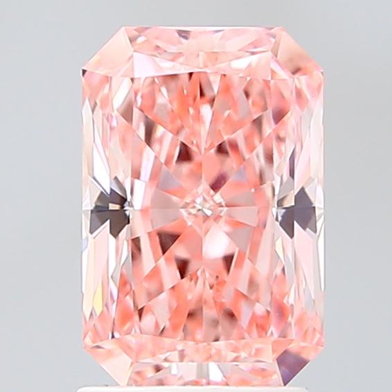 2.07 Ct. Fancy Vivid Pink Radiant Lab Grown Diamond
