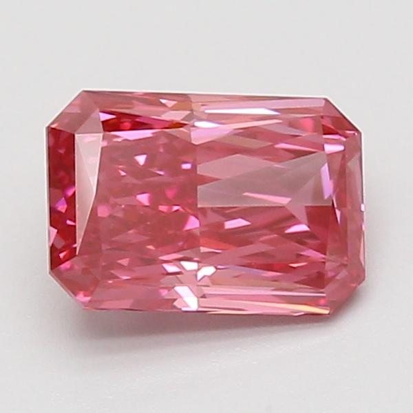 1.52 Ct. Fancy Vivid Pink Radiant Lab Grown Diamond