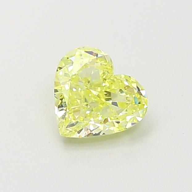 0.58 Ct. Fancy Fancy Yellow Heart Lab Grown Diamond