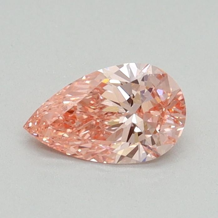0.45 Ct. Fancy Vivid Pink Pear Lab Grown Diamond