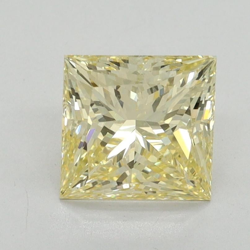 1.59 Ct. Fancy Intense Yellow Princess Lab Grown Diamond