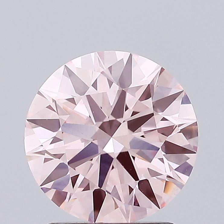 1.73 Ct. Fancy Vivid Pink Round Lab Grown Diamond