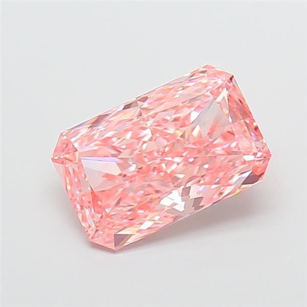 2.38 Ct. Fancy Vivid Pink Radiant Lab Grown Diamond