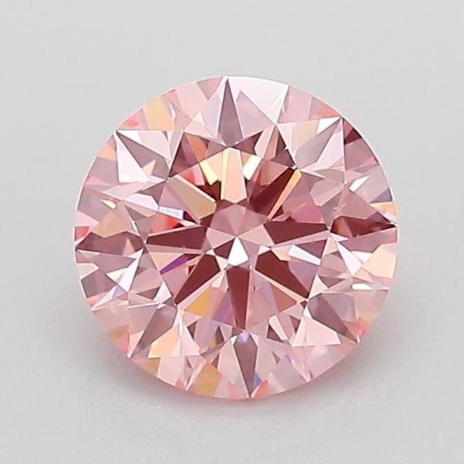 1.07 Ct. Fancy Intense Pink Round Lab Grown Diamond