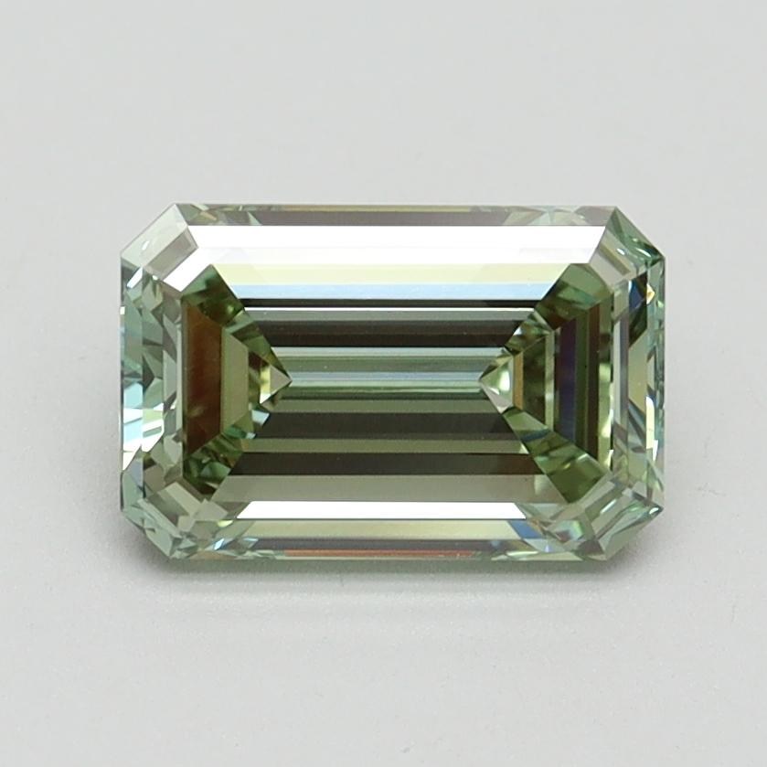 1.34 Ct. Fancy Intense Green Emerald Lab Grown Diamond