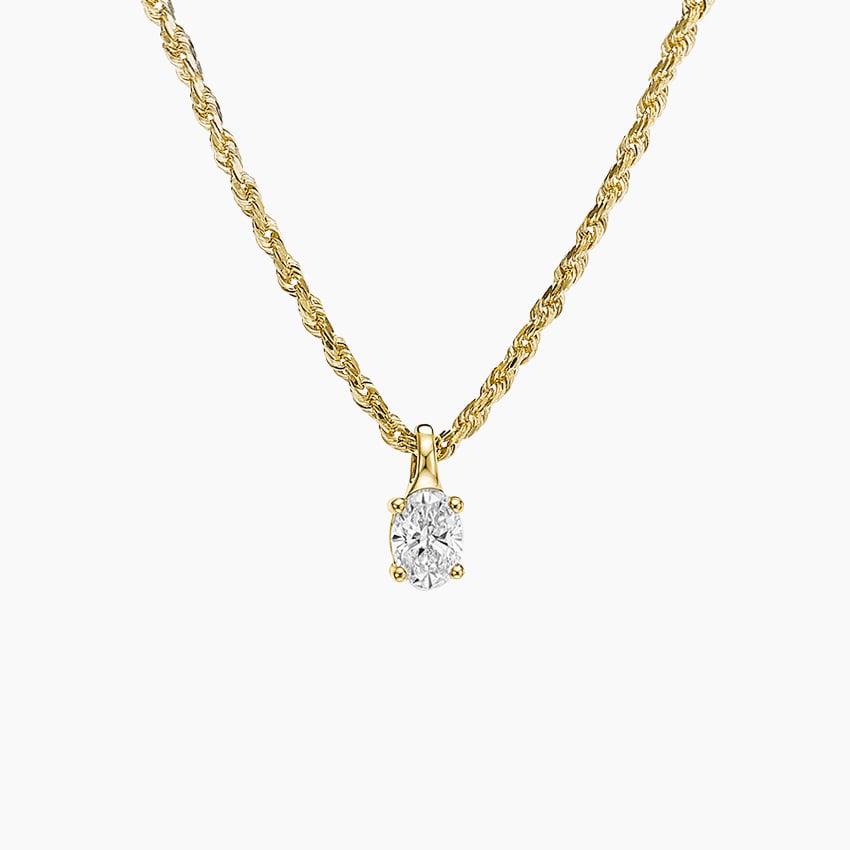 DIAMOND SOLITAIRE NECKLACE 1.25 CARAT ROUND 14k YELLOW GOLD BEZEL SNAKE  CHAIN