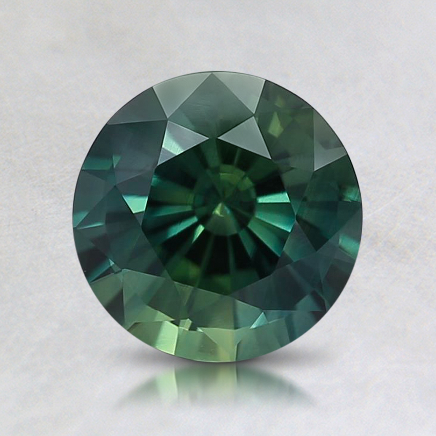 6.8mm Teal Round Sapphire