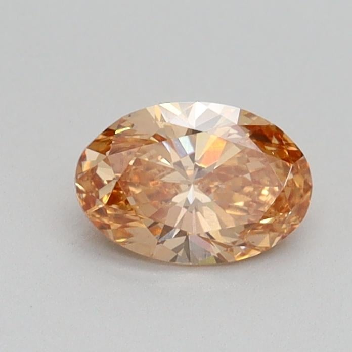 0.50 Ct. Fancy Yellow Orange Oval Lab Grown Diamond