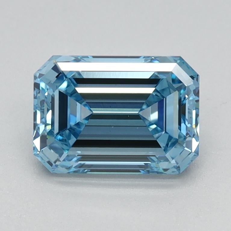 1.00 Ct. Fancy Intense Blue Emerald Lab Grown Diamond