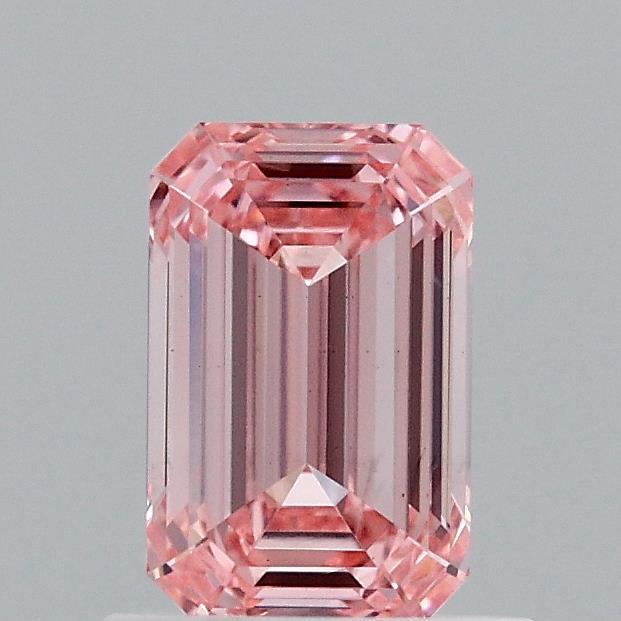 0.91 Ct. Fancy Intense Pink Emerald Lab Grown Diamond