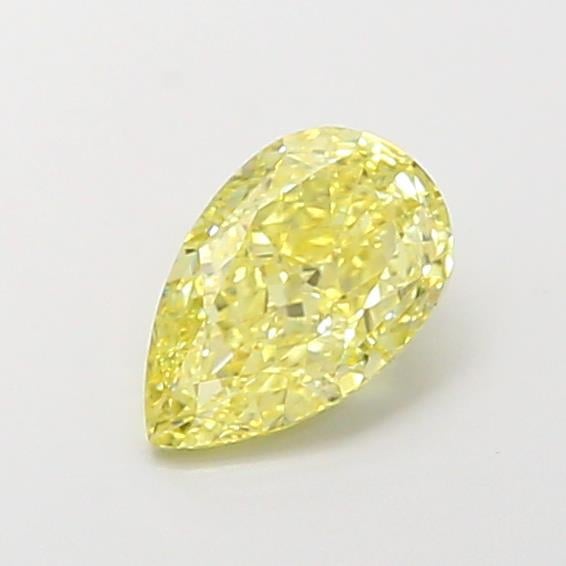1.01 Ct. Fancy Intense Yellow Pear Lab Grown Diamond