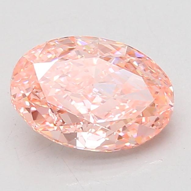 2.01 Ct. Fancy Vivid Pink Oval Lab Grown Diamond