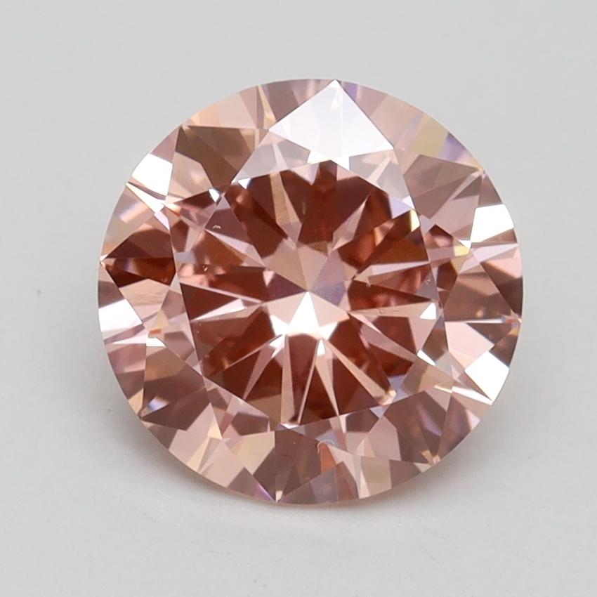 1.93 Ct. Fancy Intense Pink Round Lab Grown Diamond