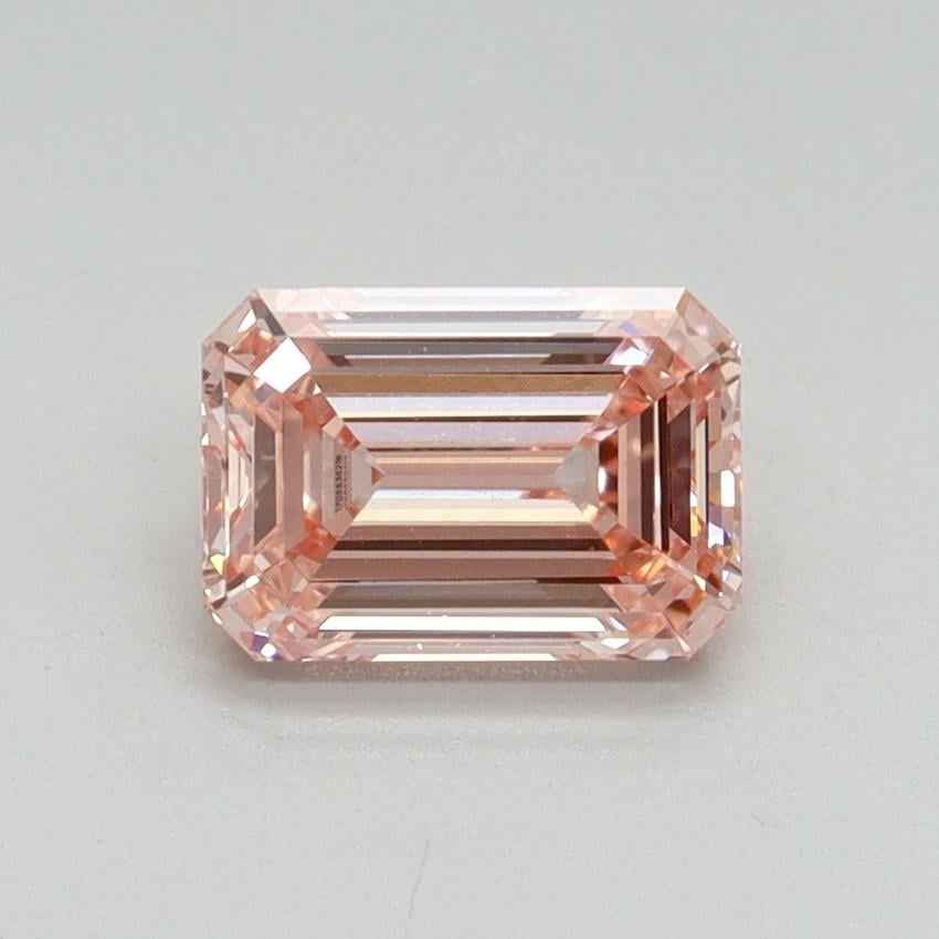 1.08 Ct. Fancy Vivid Pink Emerald Lab Grown Diamond