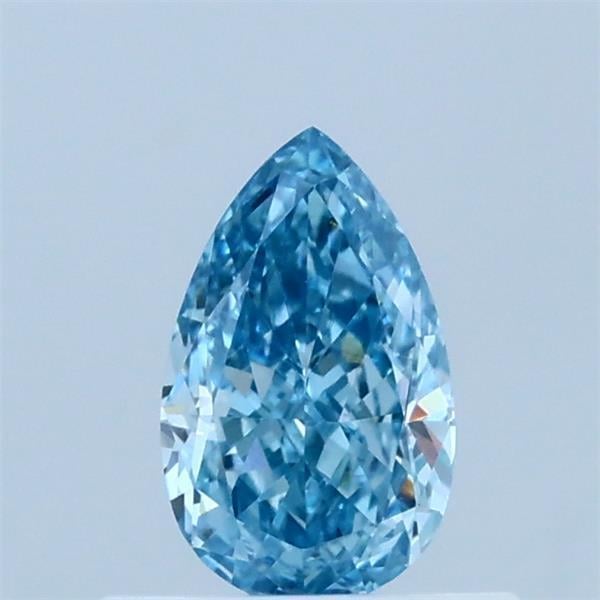0.52 Ct. Fancy Vivid  Blue Pear Lab Grown Diamond