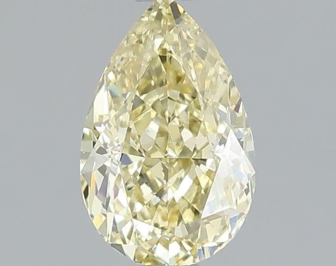 1.09 Ct. Fancy Intense Yellow Pear Lab Grown Diamond