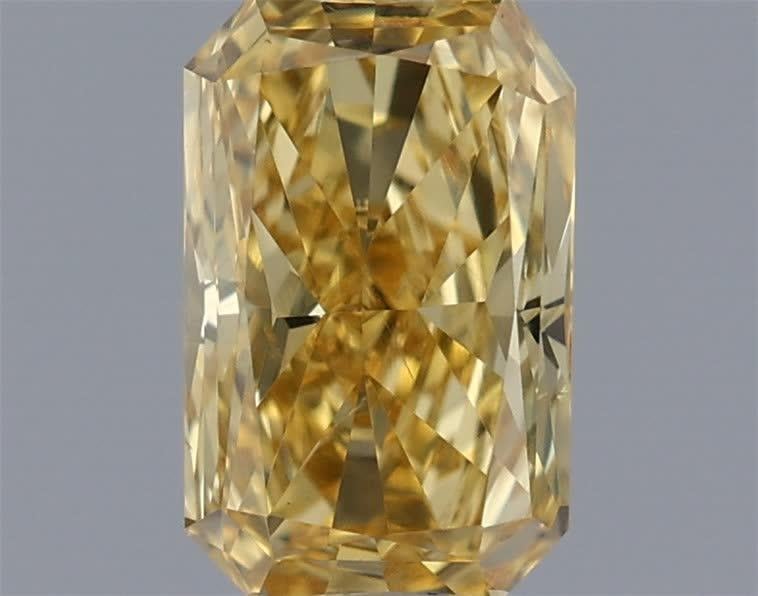 0.48 Ct. Fancy Intense Yellow Radiant Lab Grown Diamond