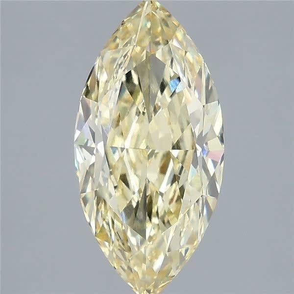3.01 Ct. Fancy Yellow Marquise Lab Grown Diamond
