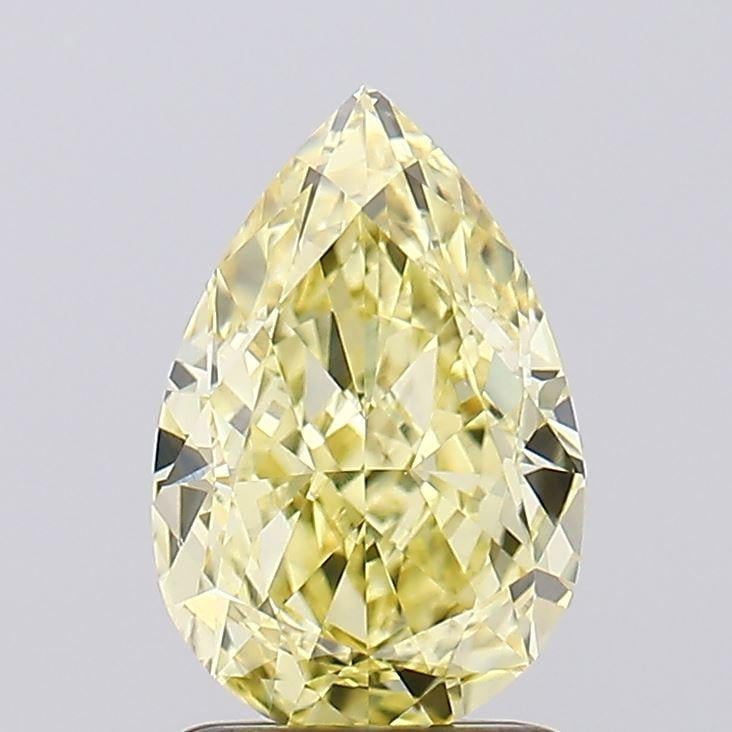 1.87 Ct. Fancy Yellow Pear Lab Grown Diamond