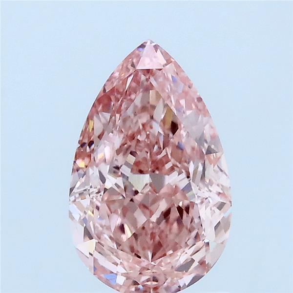 1.55 Ct. Fancy Intense Pink Pear Lab Grown Diamond