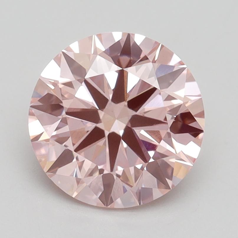 1.92 Ct. Fancy Intense Pink Round Lab Grown Diamond