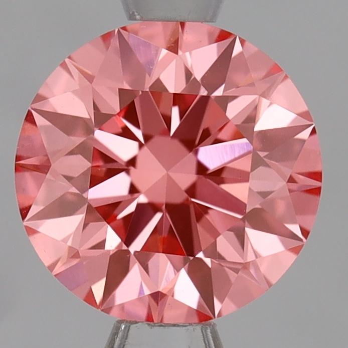 1.06 Ct. Fancy Vivid Pink Round Lab Grown Diamond
