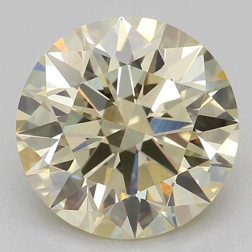 2.03 Ct. Fancy Yellow Round Lab Grown Diamond