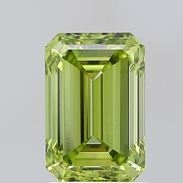 2.01 Ct. Fancy Vivid Green Emerald Lab Grown Diamond