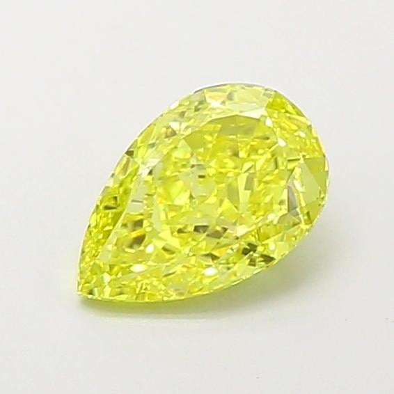 1.07 Ct. Fancy Intense Yellow Pear Lab Grown Diamond