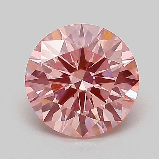 1.02 Ct. Fancy Intense Pink Round Lab Grown Diamond