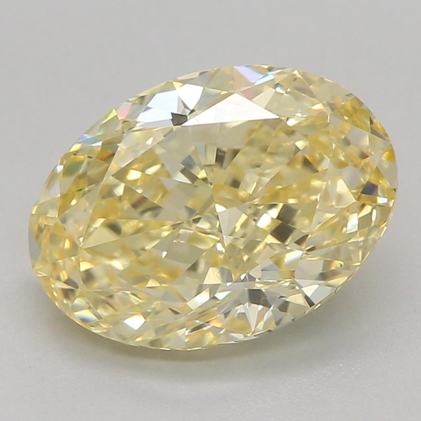 2.01 Ct. Fancy Intense Yellow Oval Lab Grown Diamond