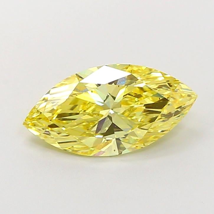 2.09 Ct. Fancy Intense Yellow Marquise Lab Grown Diamond