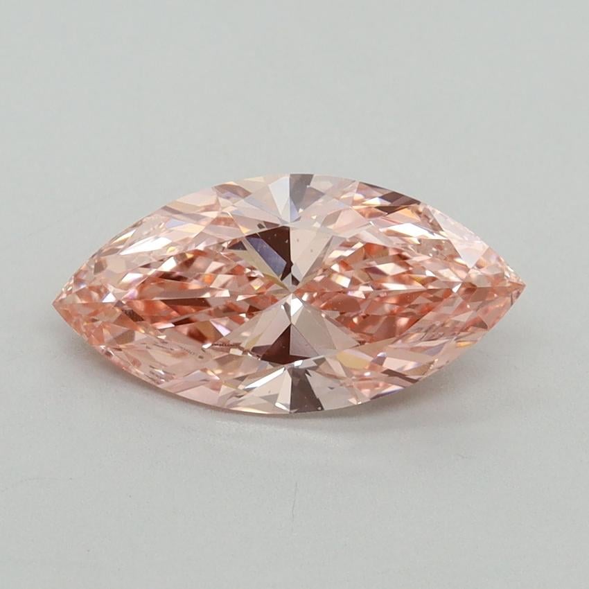1.53 Ct. Fancy Vivid Pink Marquise Lab Grown Diamond