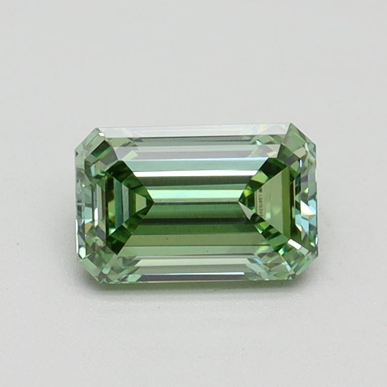 0.76 Ct. Fancy Intense Green Emerald Lab Grown Diamond