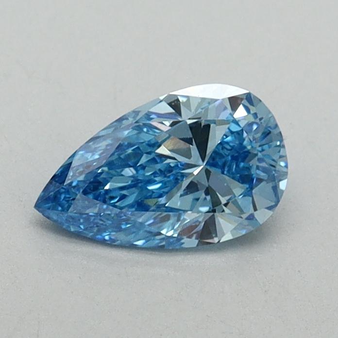 0.48 Ct. Fancy Vivid Blue Pear Lab Grown Diamond