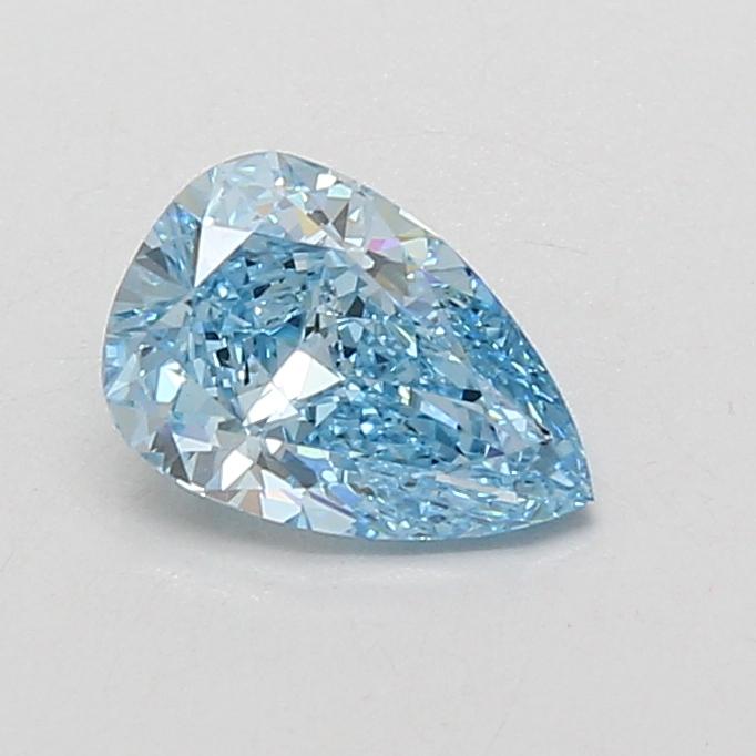 1.02 Ct. Fancy Vivid Blue Pear Lab Grown Diamond