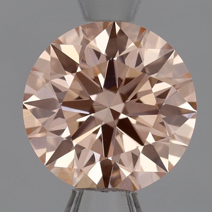 1.04 Ct. Fancy Intense Orange Round Lab Grown Diamond