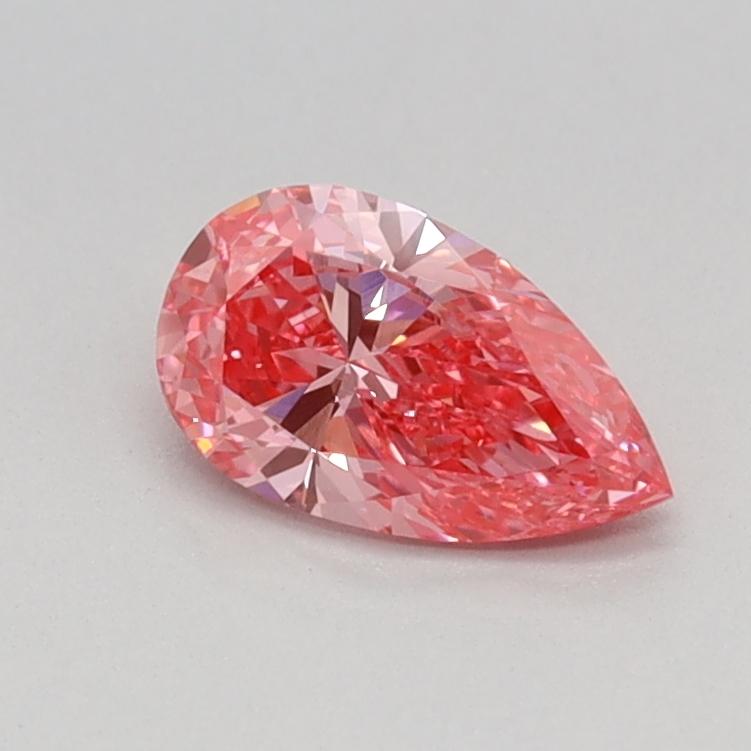 0.39 Ct. Fancy Vivid Pink Pear Lab Grown Diamond