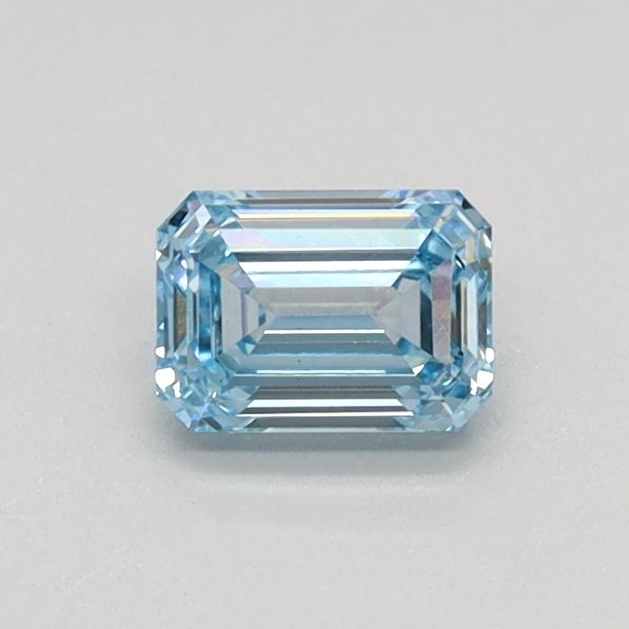 0.38 Ct. Fancy Intense Blue Emerald Lab Grown Diamond