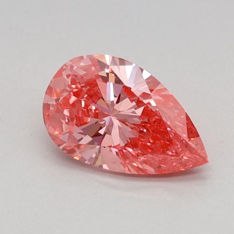 0.52 Ct. Fancy Vivid Pink Pear Lab Grown Diamond