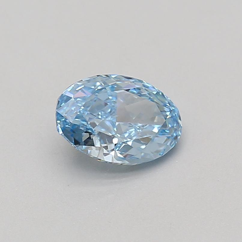 1.03 Ct. Fancy Vivid Blue Oval Lab Grown Diamond