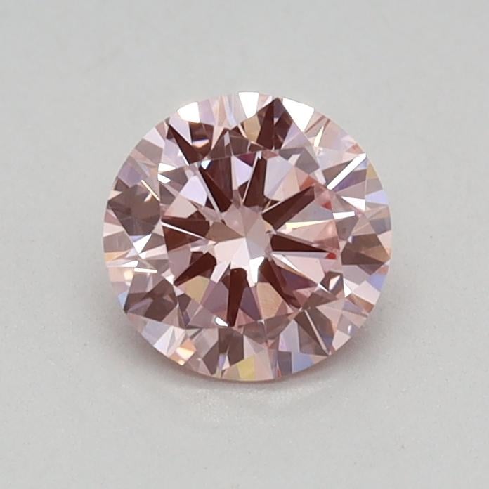 0.42 Ct. Fancy Intense Pink Round Lab Grown Diamond