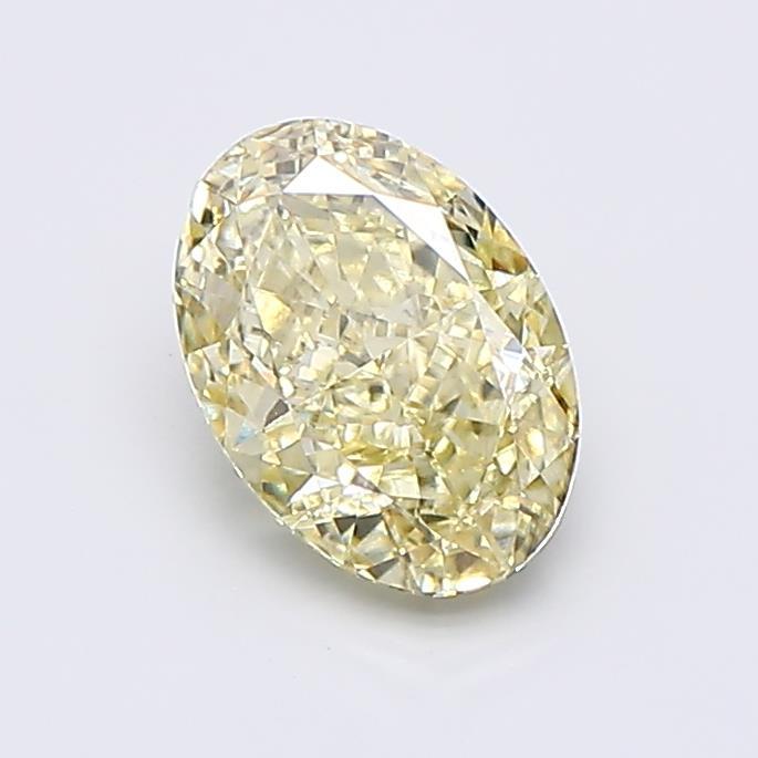 1.25 Ct. Fancy  Yellow Oval Lab Grown Diamond