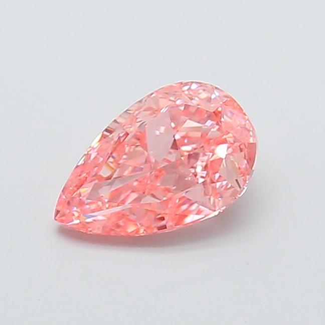 1.05 Ct. Fancy Vivid  Orange Pear Lab Grown Diamond