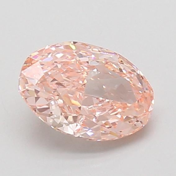 1.10 Ct. Fancy Vivid Pink Oval Lab Grown Diamond
