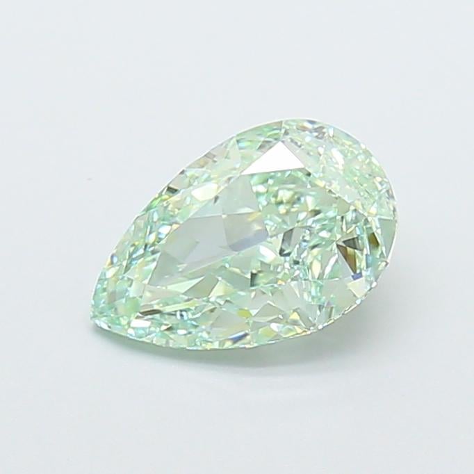 1.67 Ct. Fancy Vivid  Green Pear Lab Grown Diamond