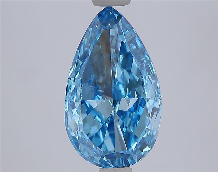 2.49 Ct. Fancy Vivid Blue Blue Pear Lab Grown Diamond