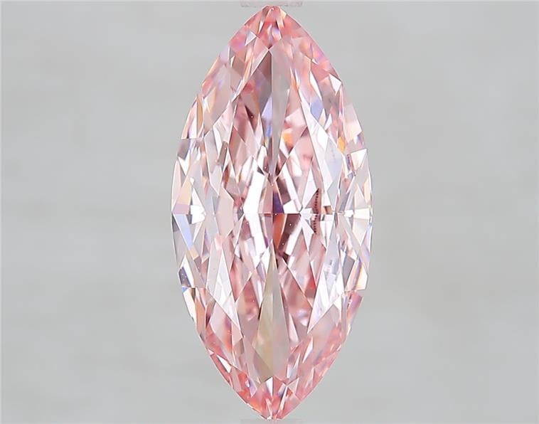 3.40 Ct. Fancy Intense  Pink Marquise Lab Grown Diamond
