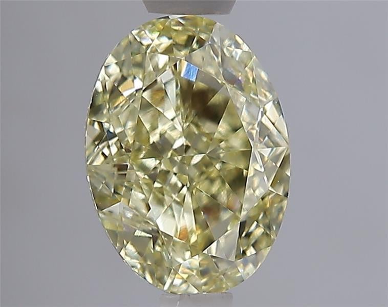 2.02 Ct. Fancy Yellow Oval Lab Grown Diamond